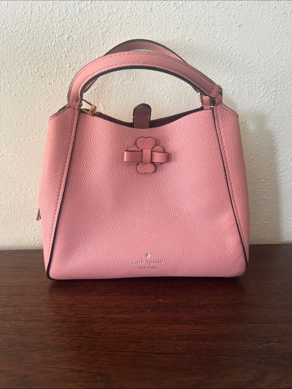kate spade Pink Floral Applique Satchel